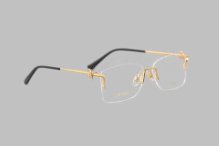 18k gold frame glasses