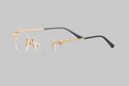 18k gold frame glasses - frank luxury