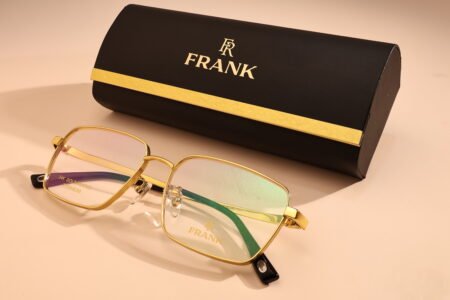 gold frame glasses womens - frank luxury