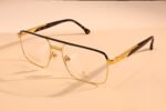 mens gold glasses - frank luxury