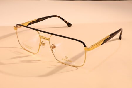 mens gold glasses - frank luxury