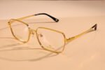 gold frame glasses womens