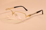 gold frame eyeglasses mens