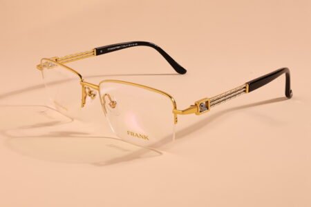 gold frame eyeglasses mens