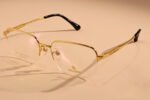 18k gold glasses frames mens - Frank Luxury