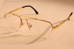 mens glasses gold frame frank luxury