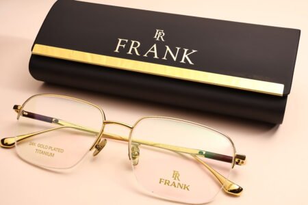 gold frame glasses mens